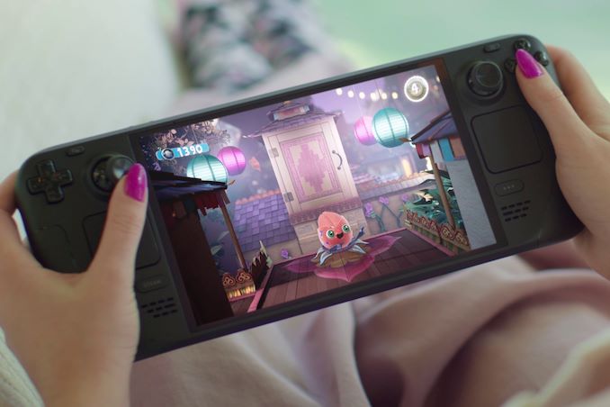 Valve’s Steam Deck OLED: Bigger Display, New SoC, Faster Memory, More Storage, Same Performance