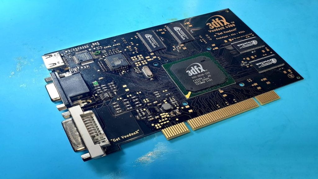 Fans are recreating tech history by building their own vintage 3dfx Voodoo graphics card