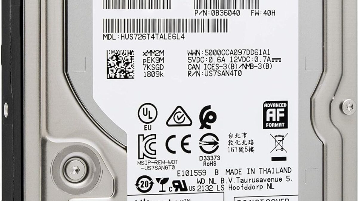 HGST WD Ultrastar DC HC310 4TB 3.5″ SATA Recertified HDD - Comkex.com