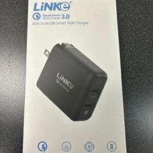 LiNKe 30W Dual USB Smart Wall Charger