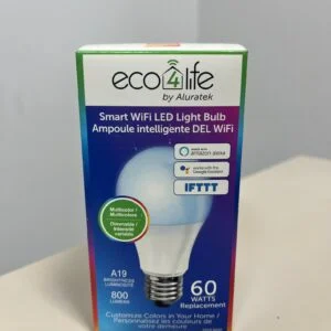 eco4life Smart Wi-Fi LED Light Bulb E26 - DBEQPW30