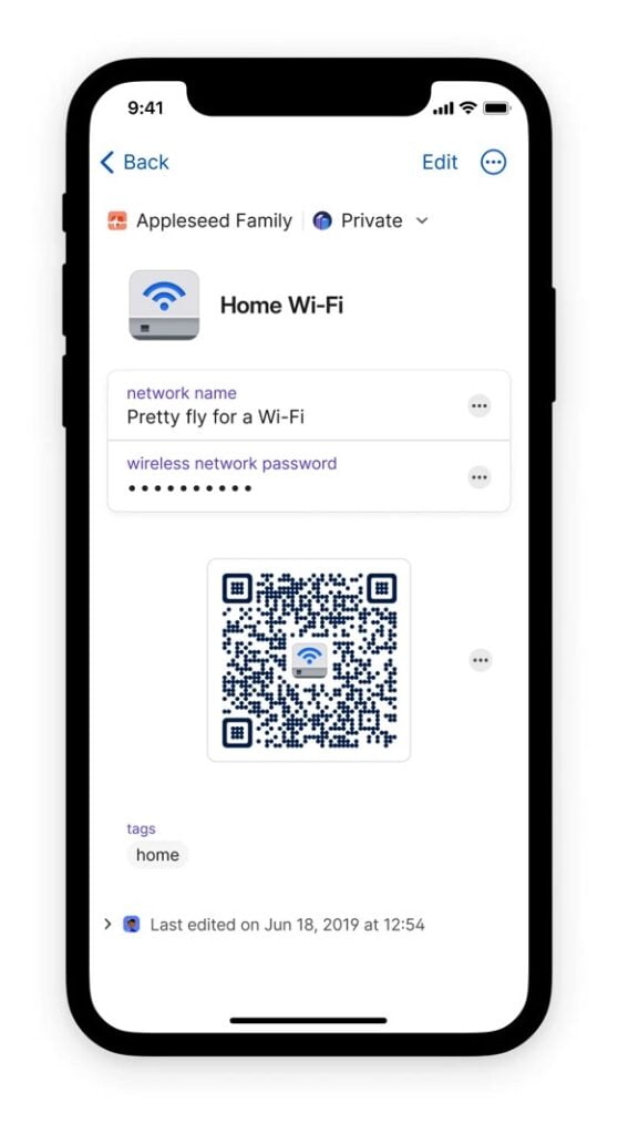 1Password has a brilliant new way to share Wi-Fi passwords