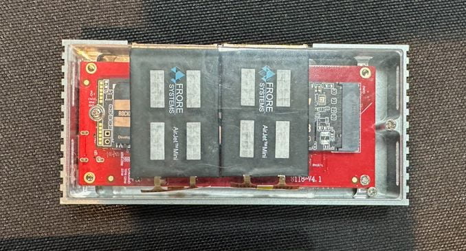 Frore Demos Solid-State AirJet Cooler in Action: Significantly Improving Both Laptop and SSD Performance