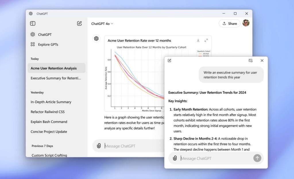 ChatGPT app for Windows is now available, with a few big caveats