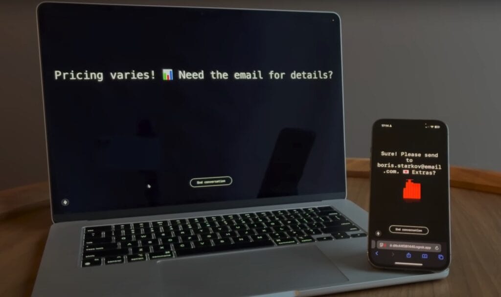 Watch two AI models speak to each other in gibberish