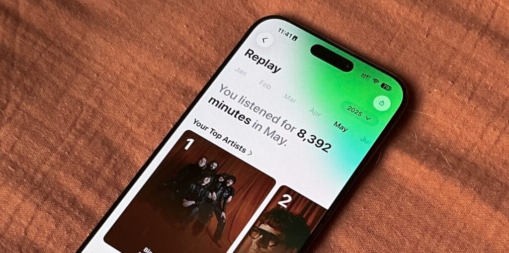 Apple Music Replay looks stunning in iOS 26